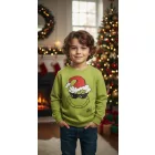 110-es zöld karácsonyi pulóver - Grincs - The Grinch - ÚJ