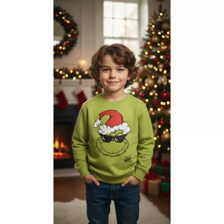 110-es zöld karácsonyi pulóver - Grincs - The Grinch - ÚJ