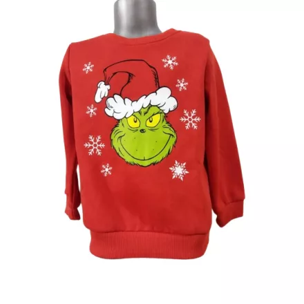 122-es piros karácsonyi pulóver - Grincs - The Grinch - ÚJ