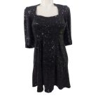 Női XS-es fekete flitteres alkalmi, elegáns ruha - Old Navy