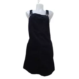   Női 34-es (XS) fekete kord kantáros ruha, kertészruha - Denim Co