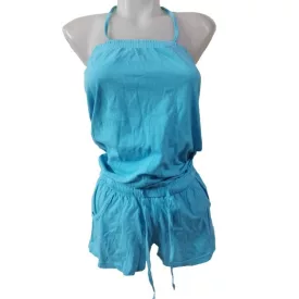 Női XS-es kék playsuit, nyári overall - Blue Motion
