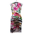 Női S-M-es fehér virágos ruha - Red Pepper