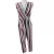 Női S-es fekete-piros-fehér jersey playsuit, nyári overall