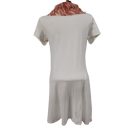 Női M-es fehér, barna tüllös elejű nyári ruha - Hypnosy - ÚJ