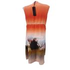 Női M-es narancssárga tájképes nyári ruha - Hypnosy - ÚJ