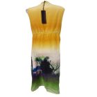 Női M-es sárga tájképes nyári ruha - Hypnosy - ÚJ