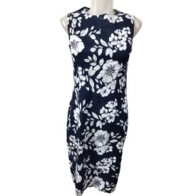 Női M-es sötétkék virágos ruha - Orsay