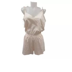   Női M-es barackszínű pamut nyári overall, playsuit - Orsay - ÚJ