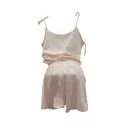 Női M-es barackszínű pamut nyári overall, playsuit - Orsay - ÚJ