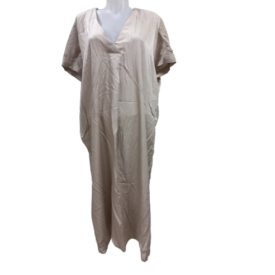   Női M-es pezsgőszínű (drapp) selyemfényű maxiruha - H&M