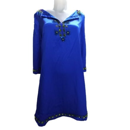 Női M-es kék flitteres-gyöngyös királykék elegáns, alkalmi ruha - Monsoon
