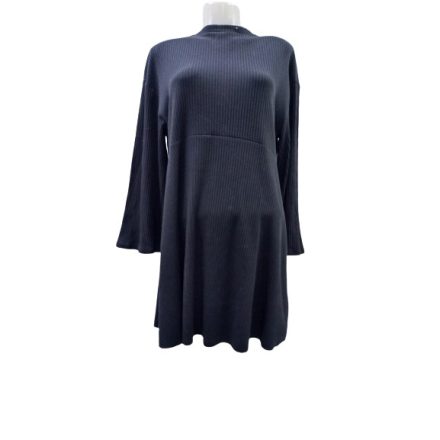 Női M-es fekete finomkötött testhezálló sztreccs ruha - Asos