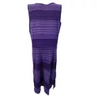 Női 44-46-os (2-3XL) lila csíkos ujjatlan hosszú ruha - Ulla Popken