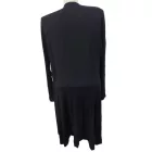 Női 44-46-os (2-3XL) lila csíkos ujjatlan hosszú ruha - Ulla Popken