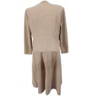 Női XL-es bézs-fekete elegáns ruha