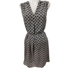 Női XL-es fekete-fehér kockás ruha - H&M