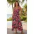 Női XL-es fekete-pink virágos rafinált nyári overall, playsuit - Shein