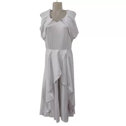 Női XL-es fehér ujjatlan szoknyás nadrág, playsuit, overall - ÚJ
