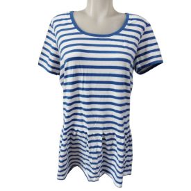 Női L-XL-es kék tengerészcsíkos tunika - Nautic Club