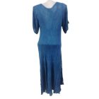 Női nagyméretű kék nyári lenge ruha - Nini - ÚJ (kis hibával)