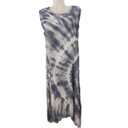 Női nagyméretű szürke batikolt hatású lenge ruha - WOW - ÚJ
