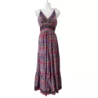Női XXL-es pink mintás playsuit, nyári overall - Nini