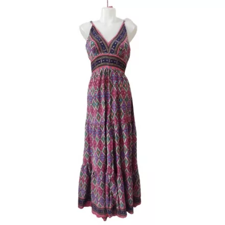 Női XXL-es pink mintás playsuit, nyári overall - Nini