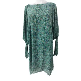 Női 3XL-es zöld paisley mintás ruha - Ertu