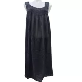   Női fekete könnyű nyári ruha, tunika, one size (kb 3XL-ig jó) - ÚJ