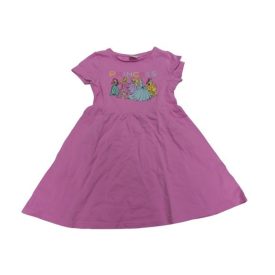 128-as rózsaszín pamut ruha - Disney Hercegnők