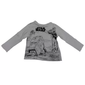 92-es fehér pamutfelső - Star Wars - H&M (kicsit foltos)