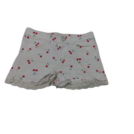134-es fehér cseresznyés farmer short, rövidnadrág - H&M