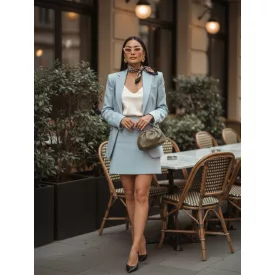 Női M-es világoskék szoknya - Szöszy Fashion