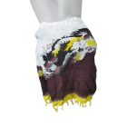 Multifunkicós fehér-barna strandkendő, strandszoknya - O'Neil