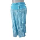 Női M-L-es világoskék viszkóz maxiszoknya, hosszú szoknya