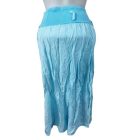 Női M-L-es világoskék viszkóz maxiszoknya, hosszú szoknya