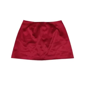 Női M-es piros selyem hatású miniszoknya - Forever21