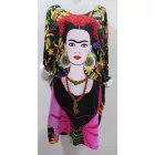 Női onesize, egyméretes absztrakt mintás tunika - Frida Kahlo - ÚJ