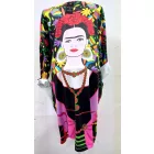 Női onesize, egyméretes absztrakt mintás tunika - Frida Kahlo - ÚJ