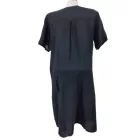 Női fekete méret nélküli fehér géz anyagú gombos nyári hosszított blúz, ruha, tunika - Italy Moda - ÚJ