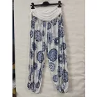 Női fehér mandalás laza jóganadrág, nyári nadrág - Italy Moda - ÚJ