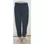 Női sötétszürke laza jóganadrág, nyári nadrág, oldalt nyitott - Italy Moda - ÚJ