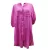 Női nagyméretű zsebes hosszított lenes, géz pink nyári blúz, felső one size - New Collection - ÚJ