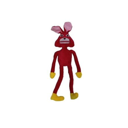 66 cm-es piros nyúl plüss figura - Huggy Wuggy - Poppy Playtime - ÚJ