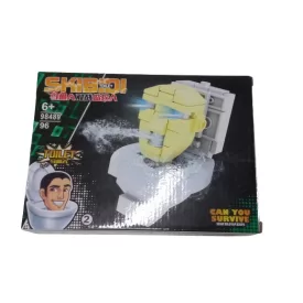   Lego-kompatibilis műanyag építőjáték 98498 - Skibidi Toilets - ÚJ