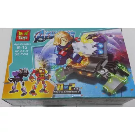   Lego-kompatibilis műanyag szuperhősös építőjáték, 32 db-os - Marvel Avengers - ÚJ