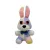 23 cm-es lila-fehér plüss nyúl, nyuszi - Bonnie - FNAF- Five Nights at Freddy’s - ÚJ