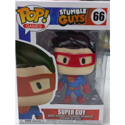 Szuperhős műanyag figura - Super Guy - Mr. Stumble - Stumble Guys - ÚJ