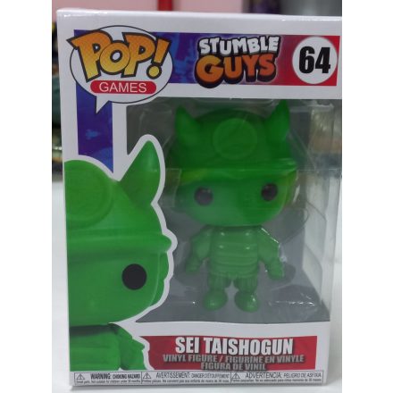 Sei Taishogun zöld műanyag figura - Mr. Stumble - Stumble Guys - ÚJ